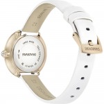Swarovski 5710103 Matrix Tennis Часовник за жени Swarovski 5710103 Matrix Tennis. Верижка естествена кожа в бял цвят. Кварцов механизъм. Водозащита 5 АТМ (душ).