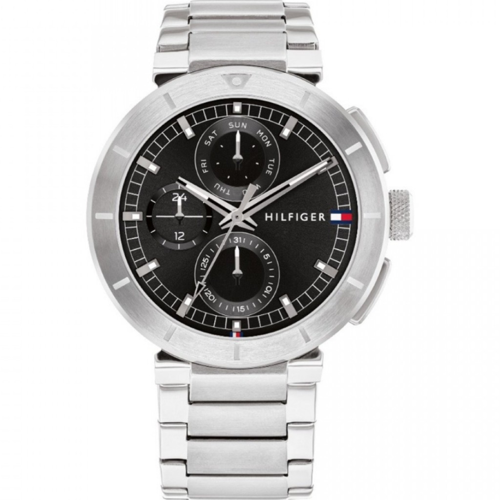 Tommy Hilfiger 1792116 Lorenzo | Сребрист часовник за мъже | Timebox.bg