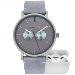 Watx and Colors Chronograph Gray + Earbuds