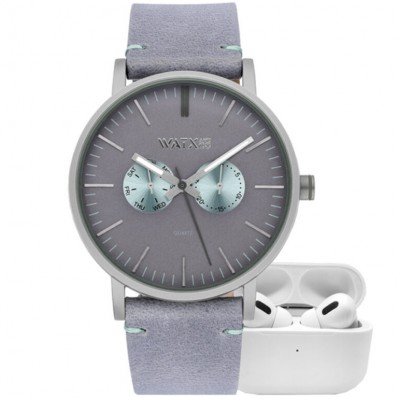 Watx and Colors Chronograph Gray + Earbuds