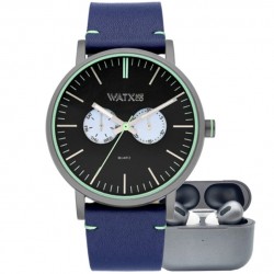 Watx and Colors Chronograph Blue/Fresh + Earbuds