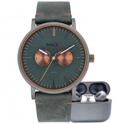 Watx and Colors Chronograph Gray/Bronze + Earbuds