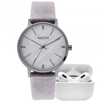 Watx and Colors Ladies Gray + Earbuds