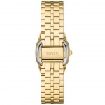 Часовник за жени Fossil ES5361 Harlow. Верижка метална в златист цвят. Кварцов механизъм. Водозащита 3 АТМ (водни пръски).