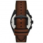 Часовник за мъже Fossil FS6108 Everett. Верижка естествена кожа в кафяв цвят. Кварцов механизъм. Водозащита 5 АТМ (душ).