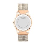 Часовник за жени Movado 607648 Museum Classic. Верижка метална в златист цвят. Кварцов механизъм. Водозащита 3 АТМ (водни пръски).