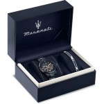 Часовник за мъже Maserati R8873621042 Successo. Верижка метална в черен цвят. Автоматичен механизъм. Водозащита 5 АТМ (душ).