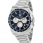 Часовник за мъже Maserati R8873652005 Velocità. Верижка метална в сребрист цвят. Автоматичен механизъм. Водозащита 10 АТМ (плуване).