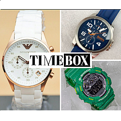 Оригинални мъжки часовници с гумена каишка от Timebox.bg