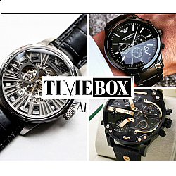 Оригинални мъжки часовници в черен цвят