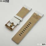 Изображение на Каишка Diesel Big Daddy Бял/Златист - 28мм за мъжки часовник