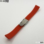 Изображение на Силиконова каишка 20мм за мъжки часовник червен 098