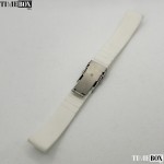 Изображение на Силиконова каишка 20мм за мъжки часовник бял 019
