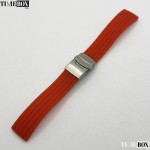 Изображение на Силиконова каишка 20мм за мъжки часовник червен 098