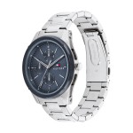 Часовник за мъже Tommy Hilfiger 1710532 Tyler. Верижка метална в сребрист цвят. Кварцов механизъм. Водозащита 5 АТМ (душ).