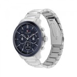 Часовник за мъже Tommy Hilfiger 1710684 Henry. Верижка метална в сребрист цвят. Кварцов механизъм. Водозащита 5 АТМ (душ).