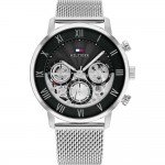 Tommy Hilfiger 1710708 Legend Часовник за мъже Tommy Hilfiger 1710708 Legend. Верижка метална в сребрист цвят. Кварцов механизъм. Водозащита 5 АТМ (душ).