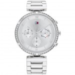 Tommy Hilfiger 1782393 Luna Часовник за жени Tommy Hilfiger 1782393 Luna. Верижка метална в сребрист цвят. Кварцов механизъм. Водозащита 3 АТМ (водни пръски).