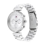Tommy Hilfiger 1782393 Luna Часовник за жени Tommy Hilfiger 1782393 Luna. Верижка метална в сребрист цвят. Кварцов механизъм. Водозащита 3 АТМ (водни пръски).