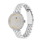 Часовник за жени Tommy Hilfiger 1782722 Natalie. Верижка метална в сребрист цвят. Кварцов механизъм. Водозащита 3 АТМ (водни пръски).