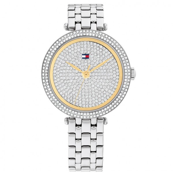 Часовник за жени Tommy Hilfiger 1782722 Natalie. Верижка метална в сребрист цвят. Кварцов механизъм. Водозащита 3 АТМ (водни пръски).