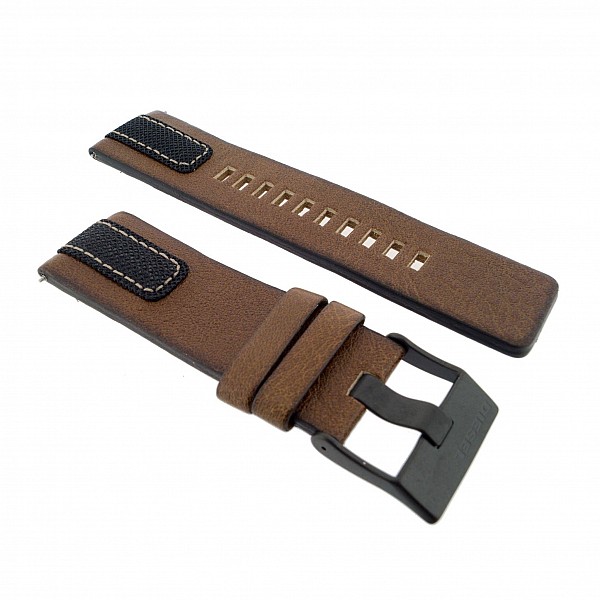 Часовник за {/lowcase} каишка diesel dz4305 - 26мм за мъжки часовник. верижка {lowcase} в кафяв цвят.  механизъм. Водозащита .