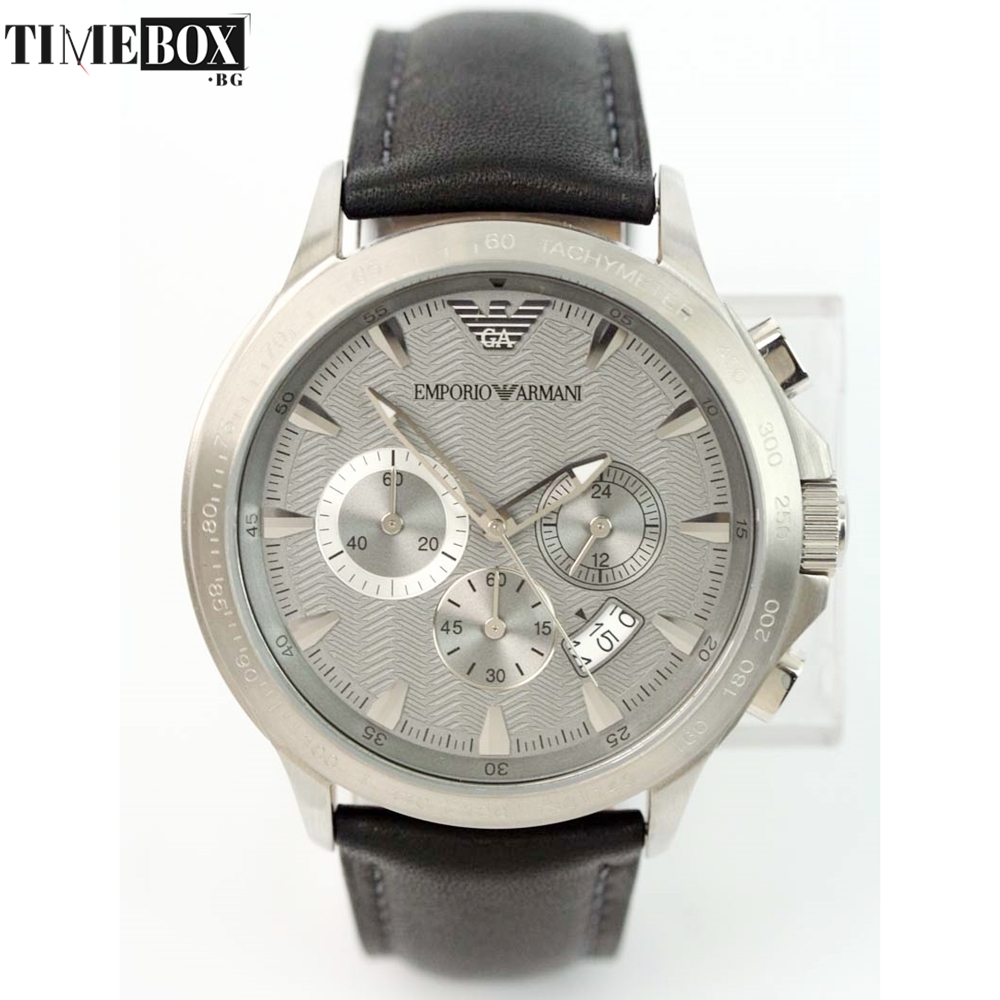 Emporio Armani AR0635 Sportivo Chronograph | Черен часовник за мъже