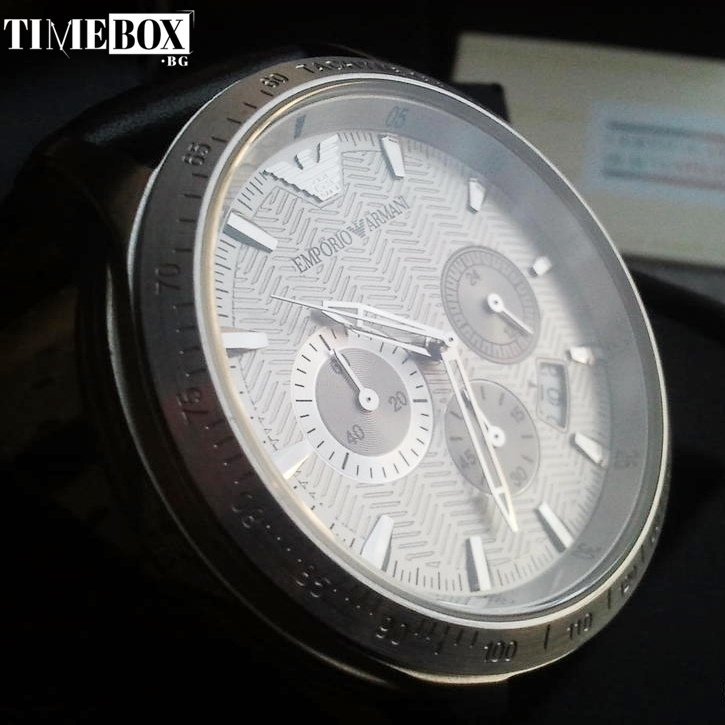 Emporio Armani AR0635 Sportivo Chronograph | Черен часовник за мъже