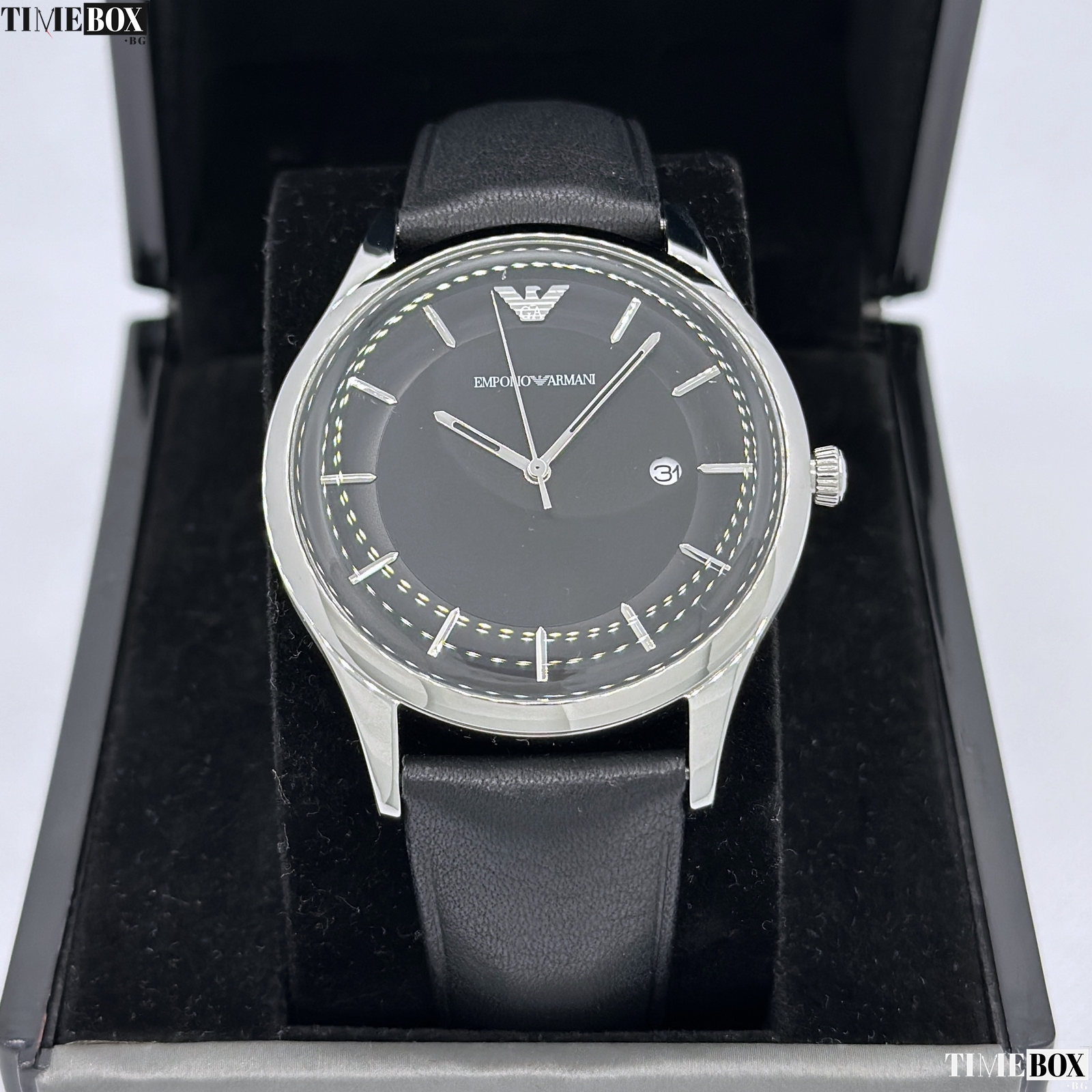 Emporio Armani AR11020 Lambda Classic | Черен часовник за мъже