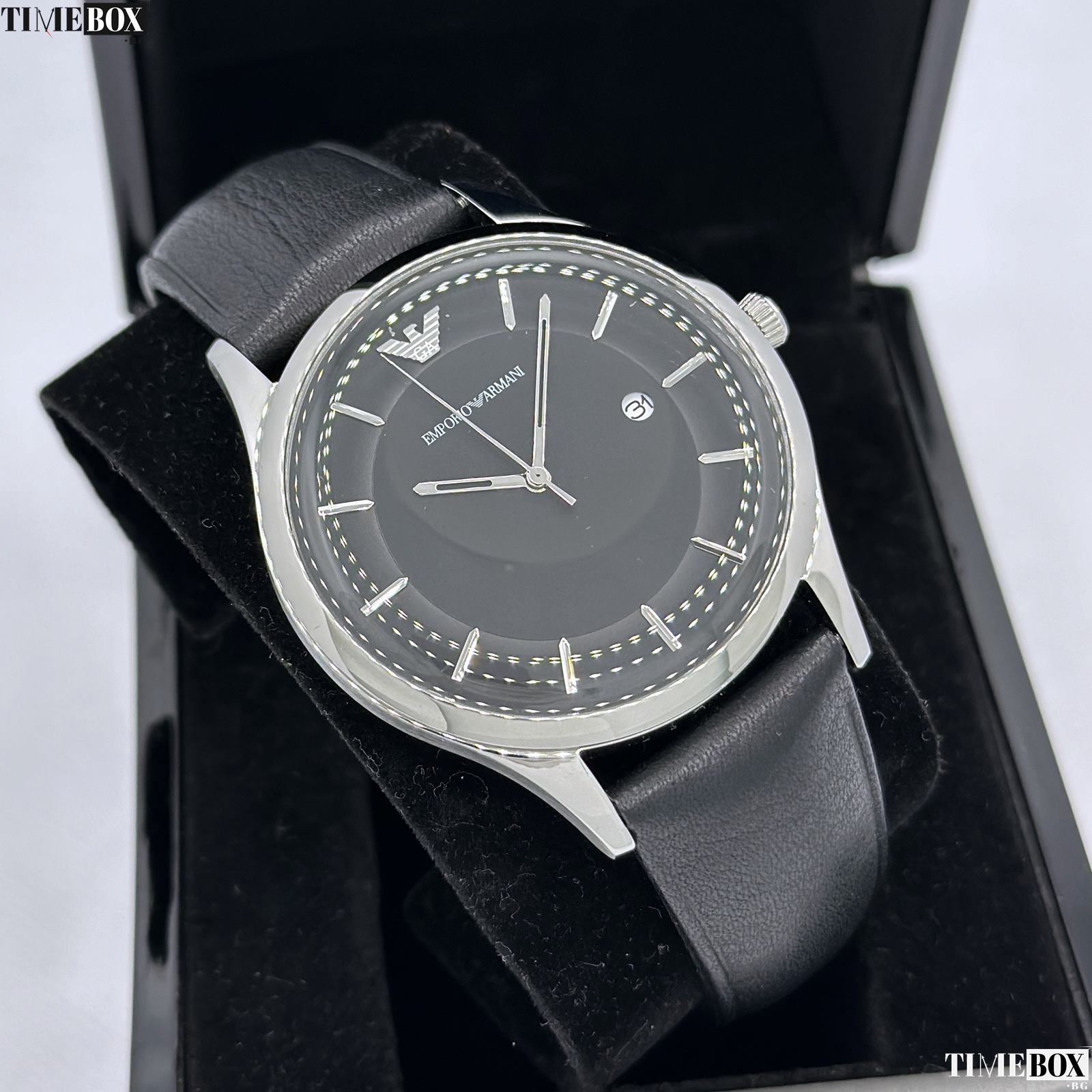 Emporio Armani AR11020 Lambda Classic | Черен часовник за мъже