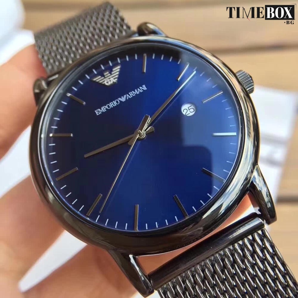 Emporio Armani AR11053 Luigi Dress | Черен часовник за мъже