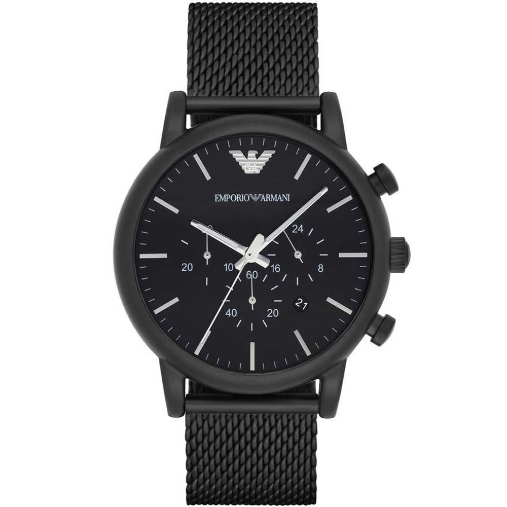 Emporio Armani AR1968 Luigi Classic Chronograph | Черен часовник за мъже