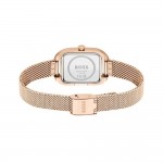 Часовник за жени Hugo Boss 1502683 Balley. Верижка метална в златист цвят. Кварцов механизъм. Водозащита 3 АТМ (водни пръски).