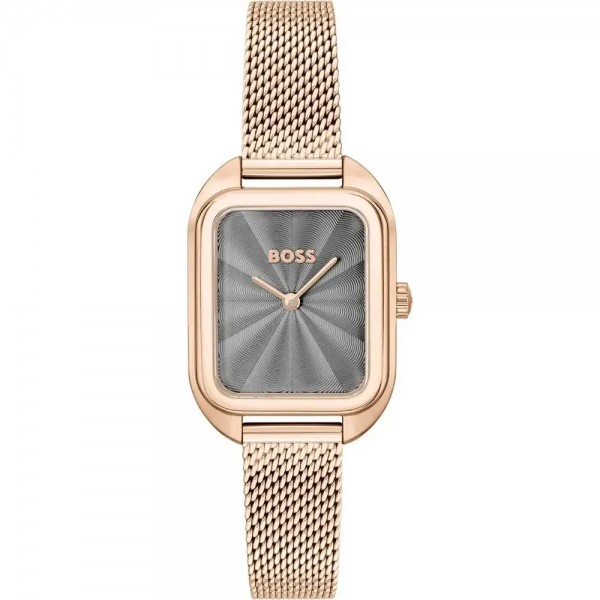 Часовник за жени Hugo Boss 1502683 Balley. Верижка метална в златист цвят. Кварцов механизъм. Водозащита 3 АТМ (водни пръски).