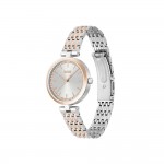 Hugo Boss 1502706 Essena Часовник за жени Hugo Boss 1502706 Essena. Верижка метална в златист цвят. Кварцов механизъм. Водозащита 3 АТМ (водни пръски).