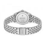 Часовник за жени Hugo Boss 1502840 Graceful. Верижка метална в сребрист цвят. Кварцов механизъм. Водозащита 3 АТМ (водни пръски).