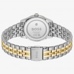 Hugo Boss 1502841 Graceful Часовник за жени Hugo Boss 1502841 Graceful. Верижка метална в златист цвят. Кварцов механизъм. Водозащита 3 АТМ (водни пръски).
