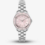 Часовник за жени Hugo Boss 1502847 Sage. Верижка метална в сребрист цвят. Кварцов механизъм. Водозащита 3 АТМ (водни пръски).