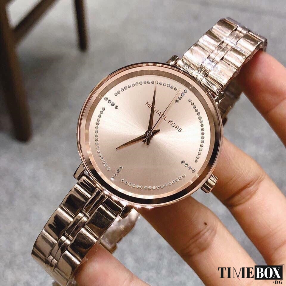 Michael Kors MK3793 Bridgette Rose Gold | Златист часовник за жени