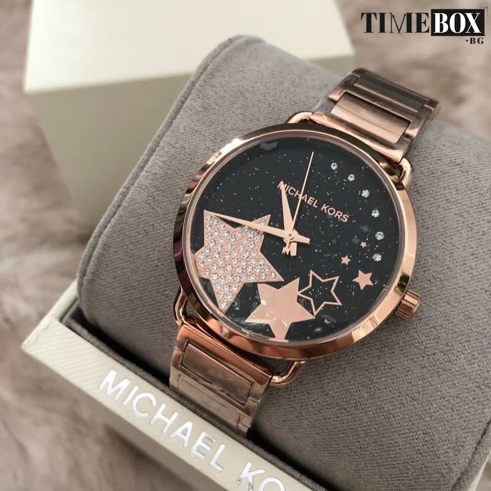 Michael Kors MK3795 Portia Gold Tone Mesh | Златист часовник за жени ...