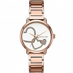 Michael Kors MK3825 Portia Rose Gold Hearts