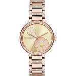 Michael Kors MK3836 Courtney Gold Tone Mesh