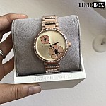 Michael Kors MK3836 Courtney Gold Tone Mesh