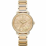 Michael Kors MK3886 Portia MK Logo Gold