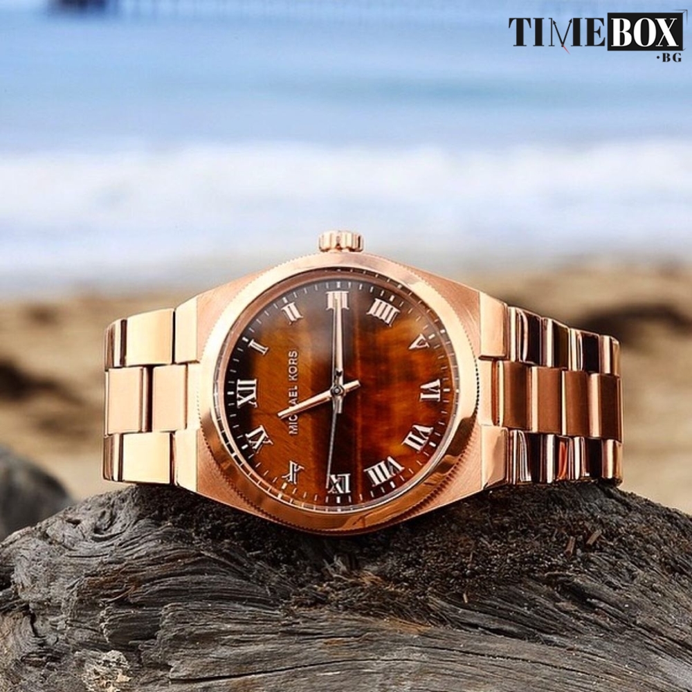 Дамски часовник Michael Kors MK5895 Brooks Channing Tigers Eye | 195.57 ...
