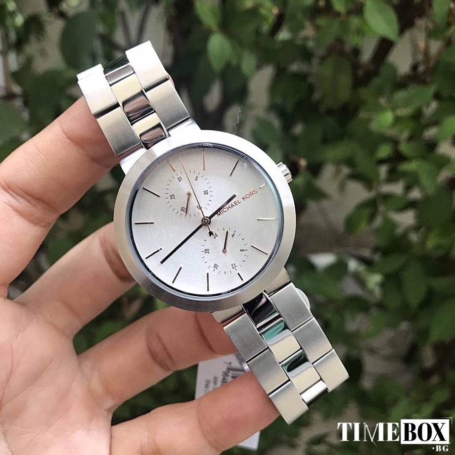 Michael Kors MK6407 Garner Silver | Сребрист часовник за жени