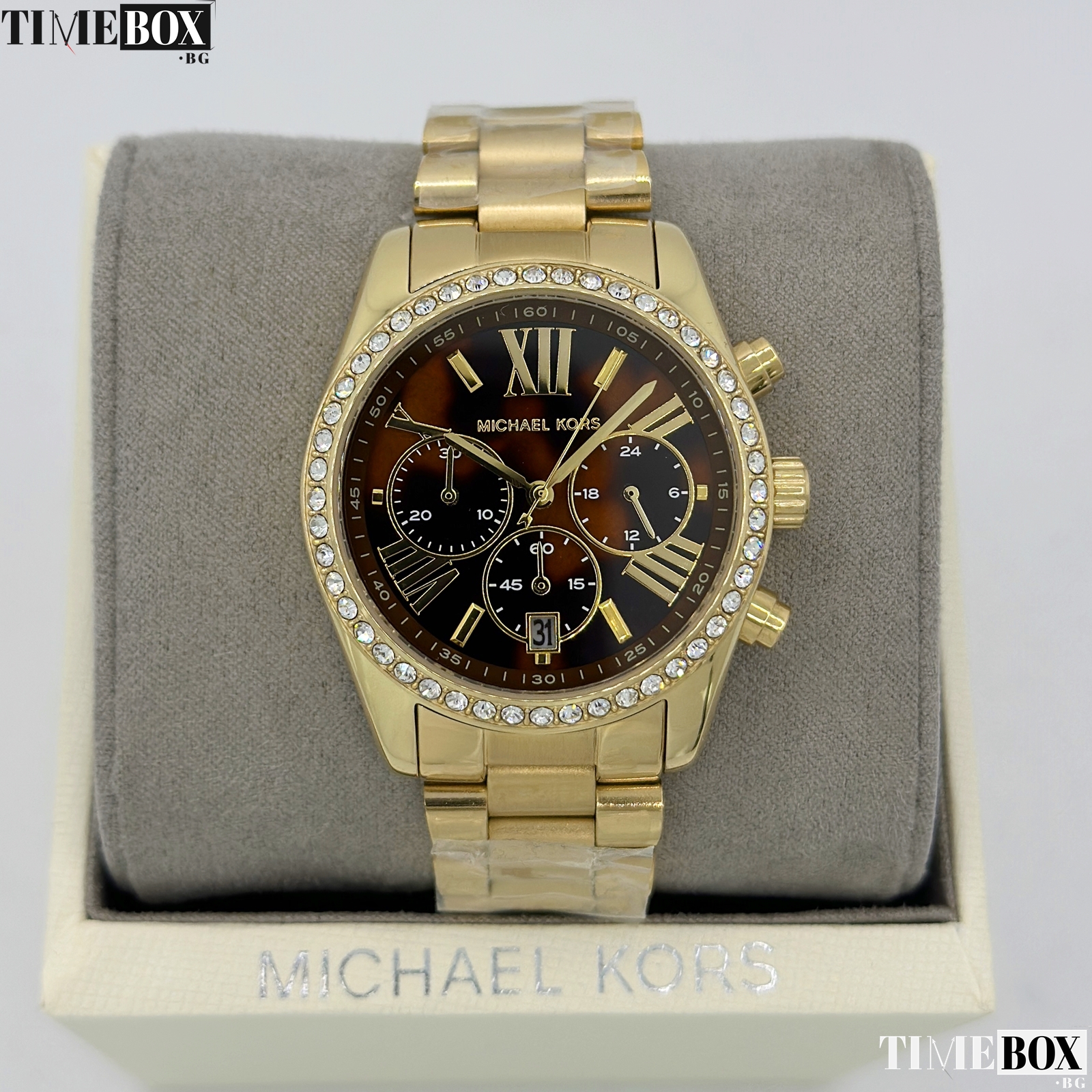 Michael Kors MK7276 Lexington Chronograph | Златист часовник за жени