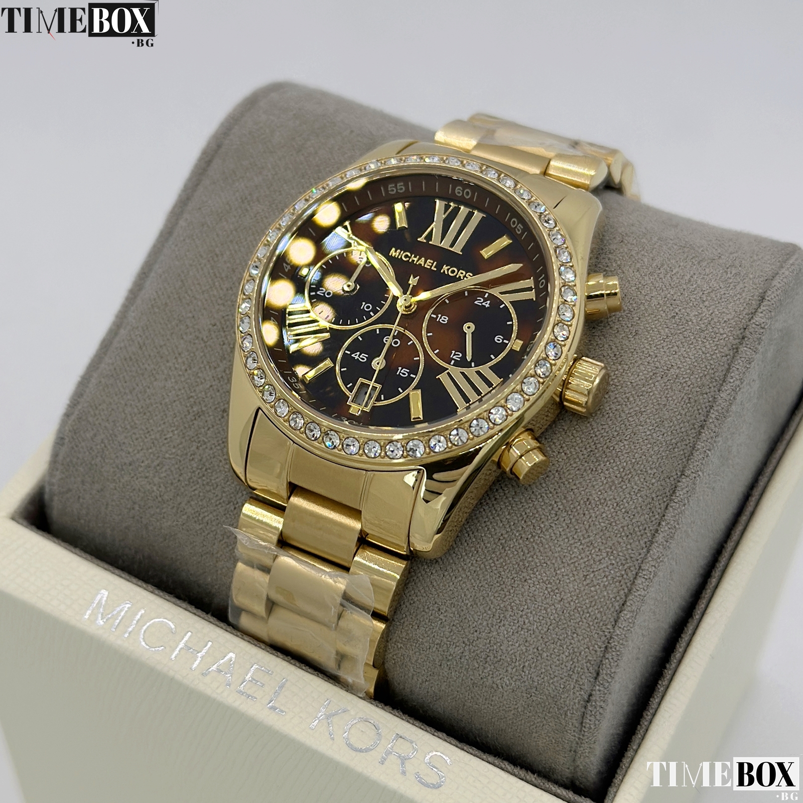 Michael Kors MK7276 Lexington Chronograph | Златист часовник за жени