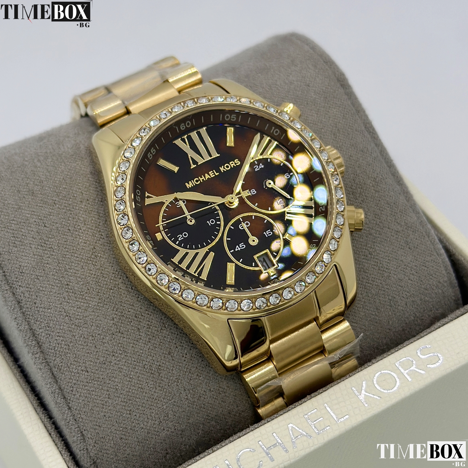 Michael Kors MK7276 Lexington Chronograph | Златист часовник за жени