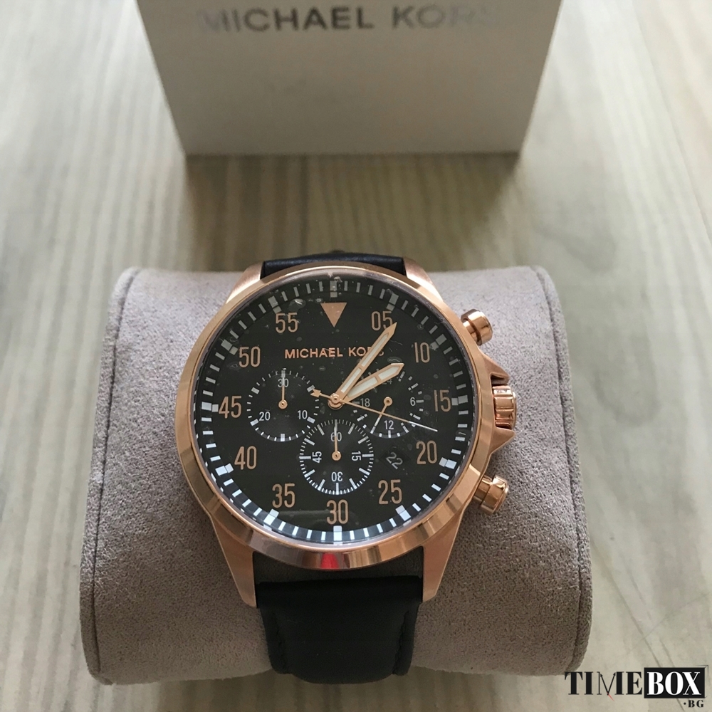 Michael Kors MK8535 Gage Chronograph | Черен часовник за мъже